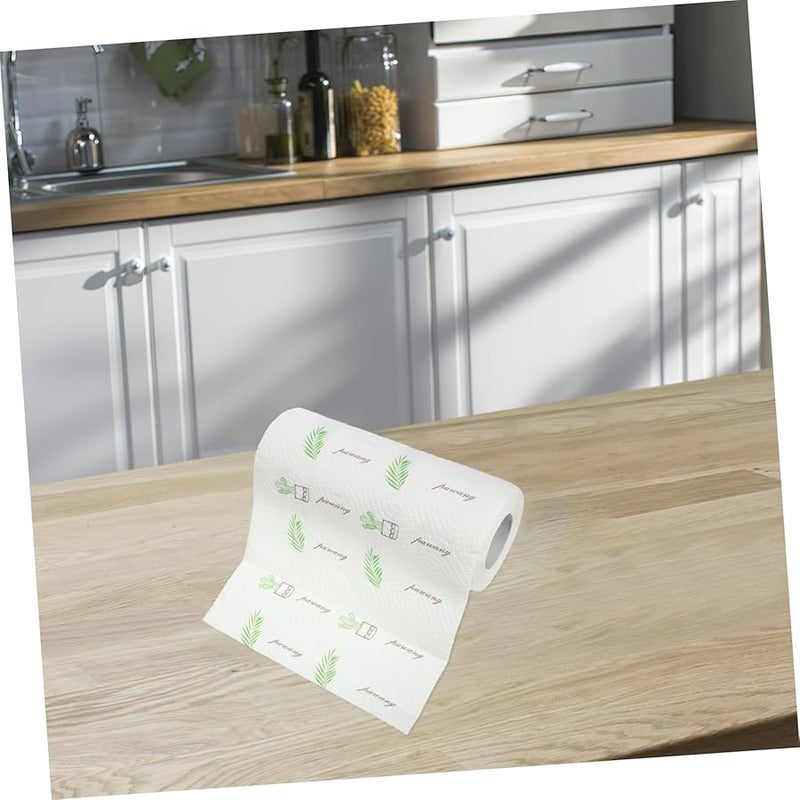 مناشف ورقية مطبوعة للمطبخ عالية الامتصاص للمطاعم وتنظيف المنزل مريحة للاستخدام اليومي - Image 3